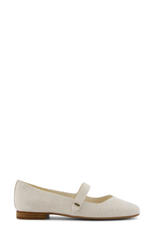 Shop Toms Bianca Mary Jane Flat In Natural