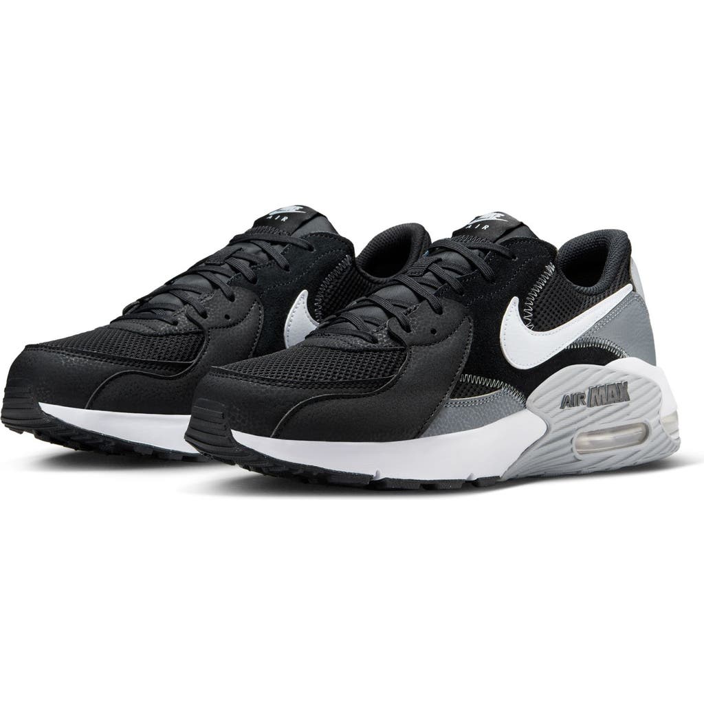 Nike Men's Air Max Excee Casual Sneakers From Finish Line In Black/white/cool Grey