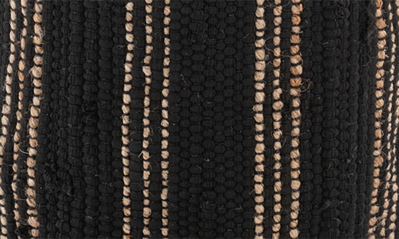Karma Gifts Set Of 3 Verticle Stripe Baskets In Black