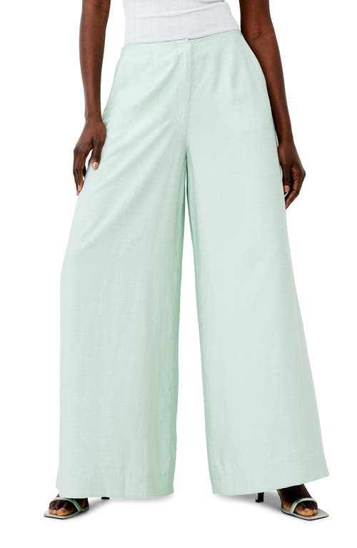 French Connection Barbara Wide Leg Pants In Green