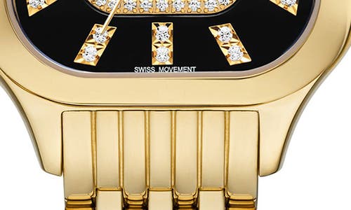 Shop Michele Meggie Diamond Dial Watch Head & Bracelet, 29mm In Gold