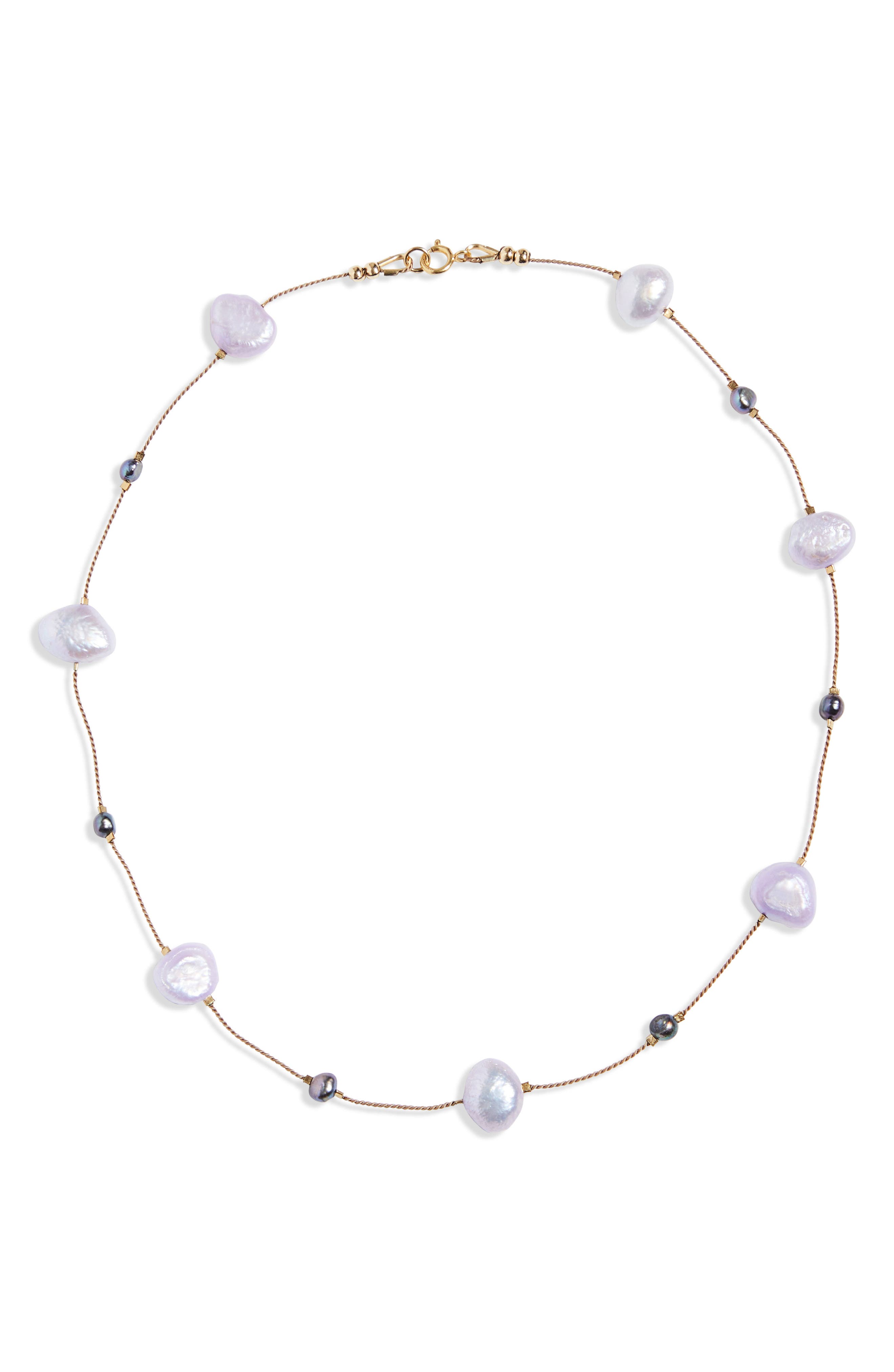 Isshi Desnuda Necklace in Lavender 