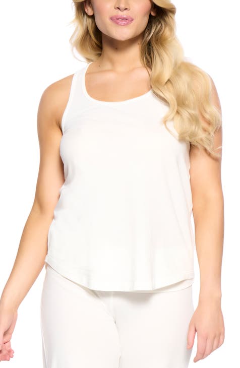 Felina Women's Reversible Neckline Tank Top Cotton Modal 4 Pack
