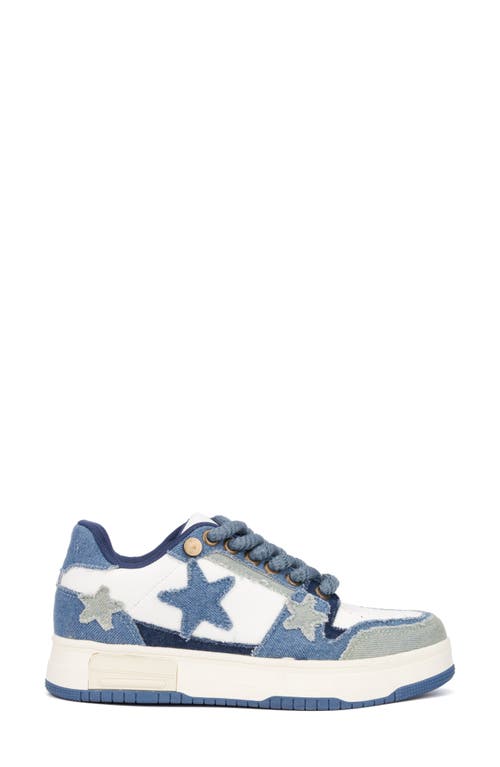 Olivia Miller Stars Chunky Sneaker In Denim