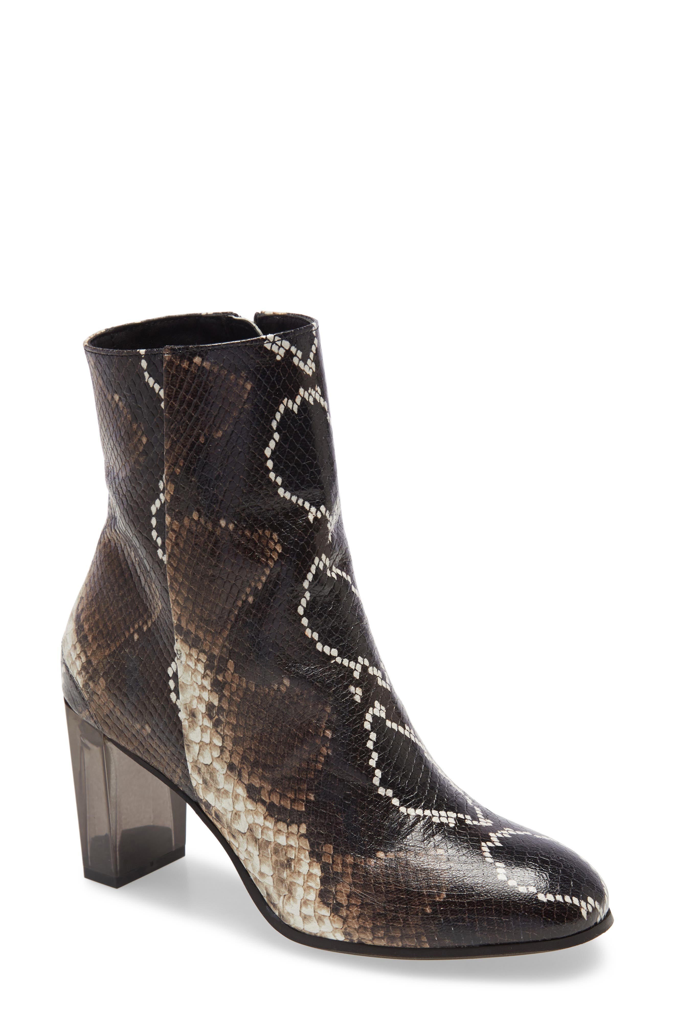 Allsaints Roka Bootie In Snake Print Leather | ModeSens