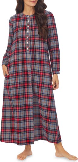 Lanz Classic Plaid Flannel Nightgown  Sleepwear women, Clothes for women, Flannel  nightgown