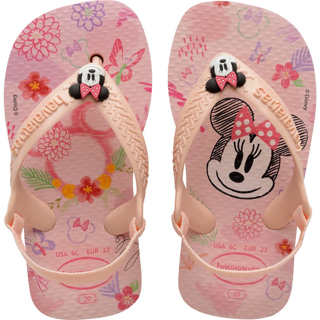 Havaianas Baby Disney Classics Flip Flop In Pink