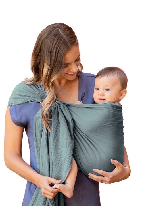 MOBY Ring Sling Double Gauze Baby Carrier in Fern at Nordstrom