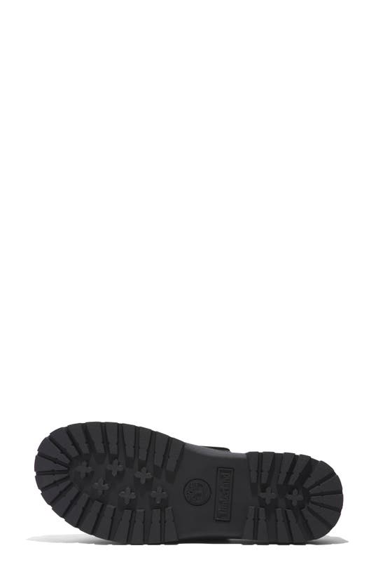 Shop Timberland Clairemont Way Slide Sandal In Black Full Grain