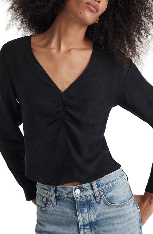 Madewell Brushed Ruched Top at Nordstrom,