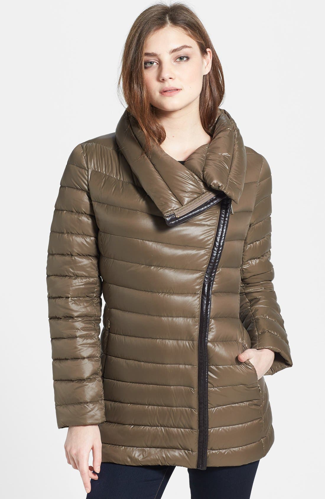 Calvin Klein Lightweight Asymmetric Down Jacket Only) Nordstrom