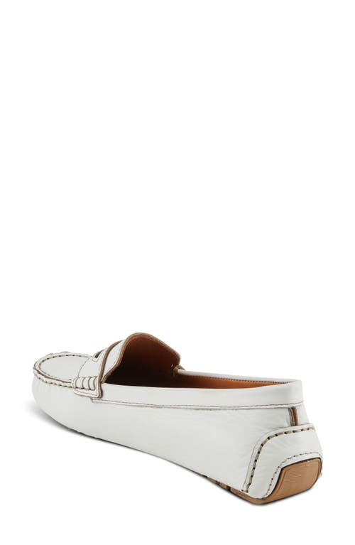 Spring Step Audette Penny Loafer In White