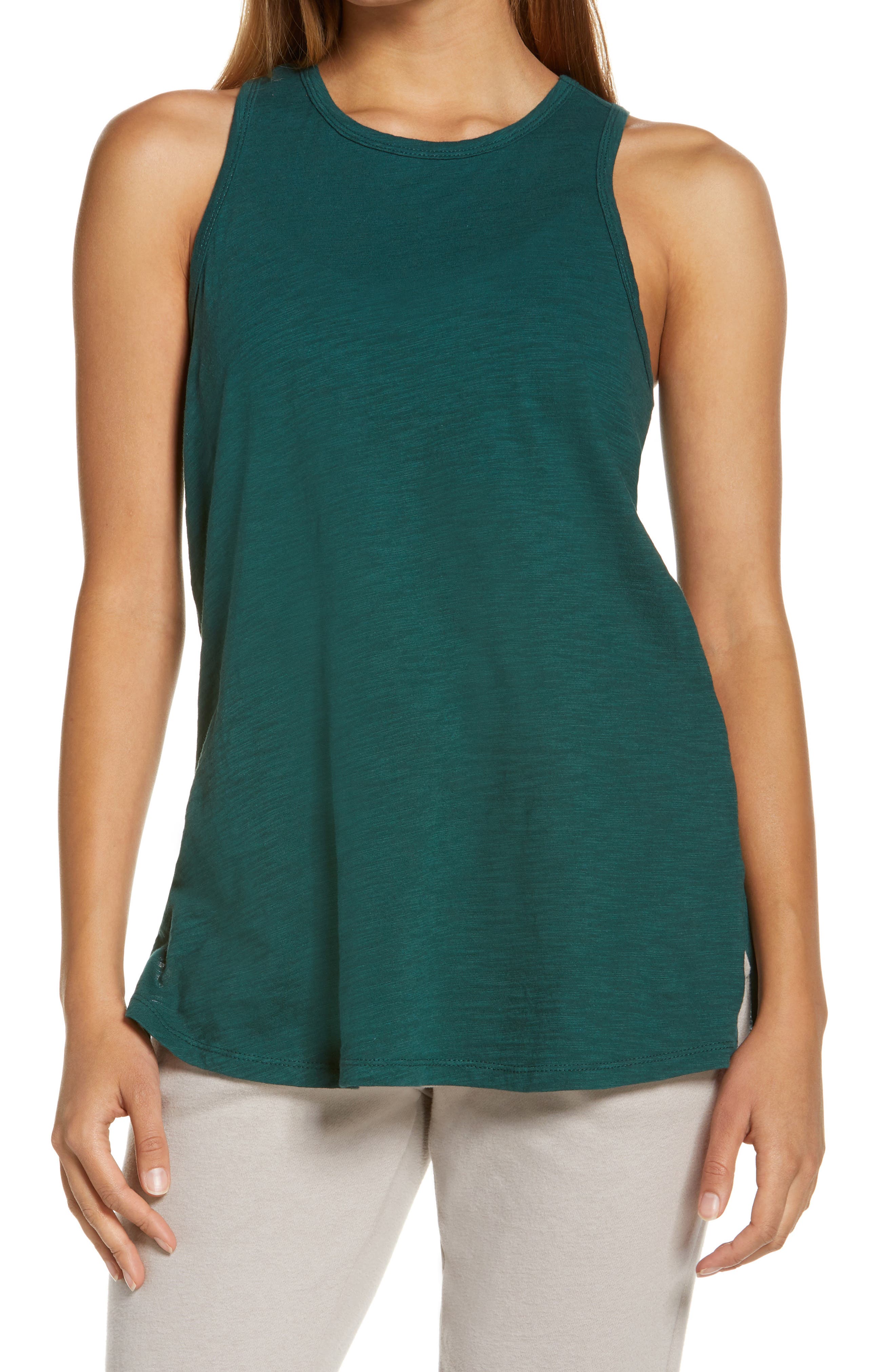 Zella Mamasana Maternity Tank In Green 
