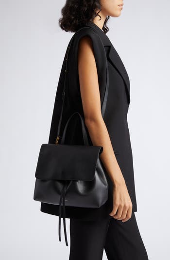 Mansur Gavriel Soft Lady Leather Bag Black