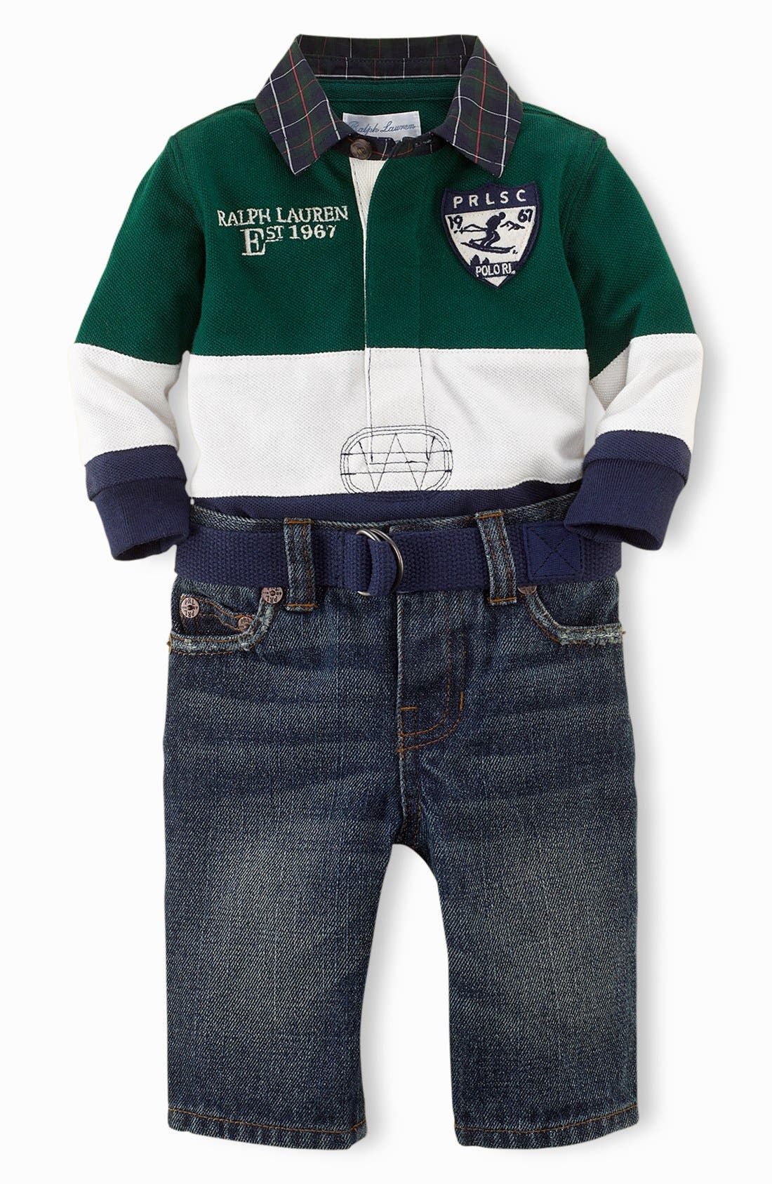 baby polo jeans