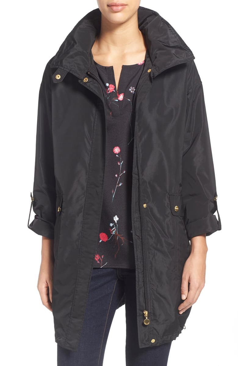 Ellen Tracy Packable A-Line Raincoat (Regular & Petite) | Nordstrom