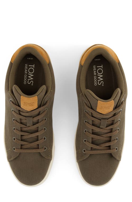 Shop Toms Travel Lite Sneaker In Dark Green