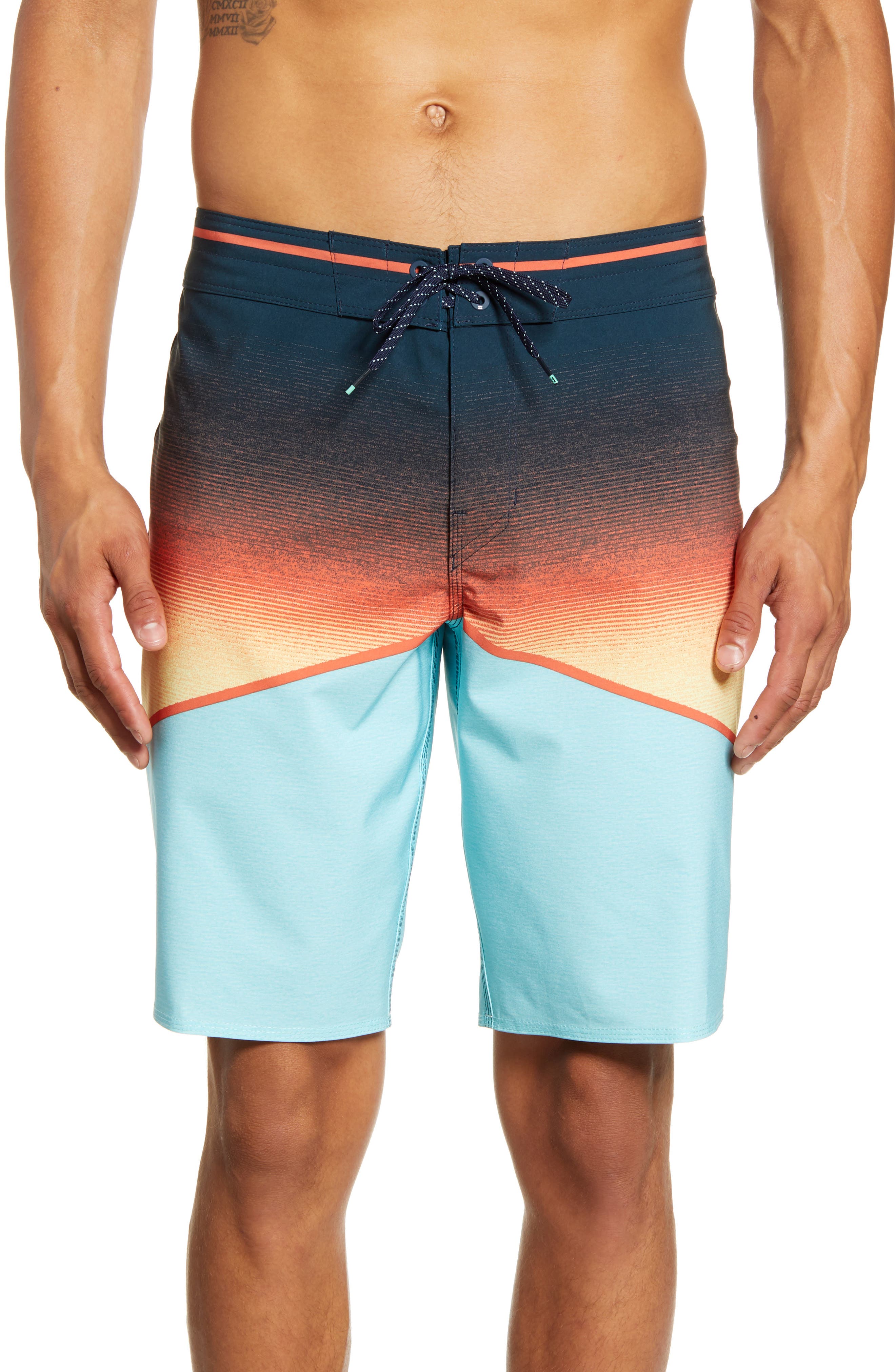 Billabong North Point Pro Board Shorts, Blue