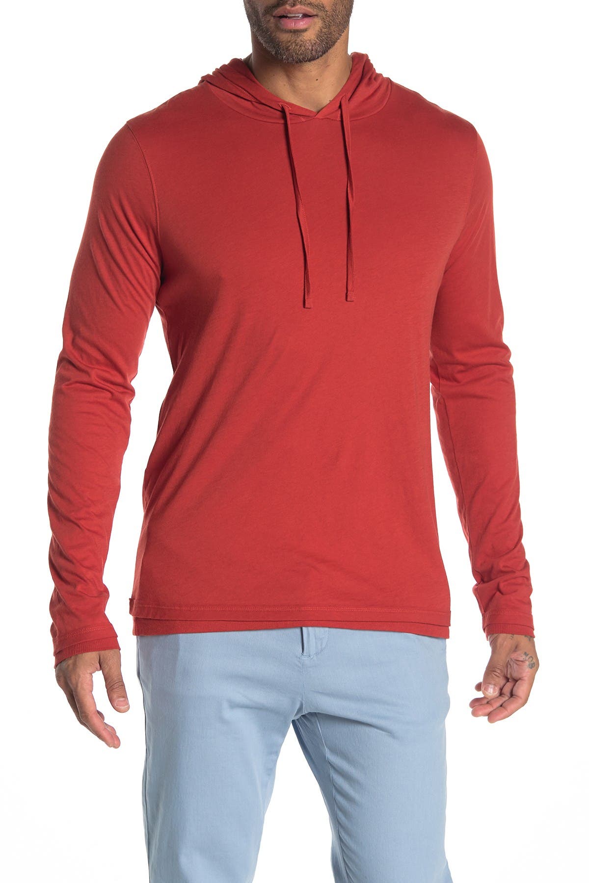 vince double layer hoodie