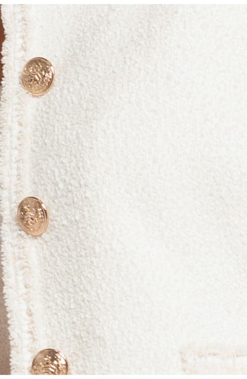 SERAPHINE SERAPHINE CROP TWEED MATERNITY BLAZER