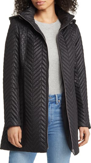 Via spiga hotsell quilted hooded coat