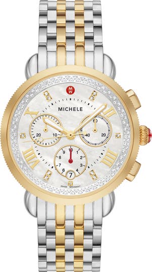 Michele women's sport 2025 sail bracelet watch 38mm