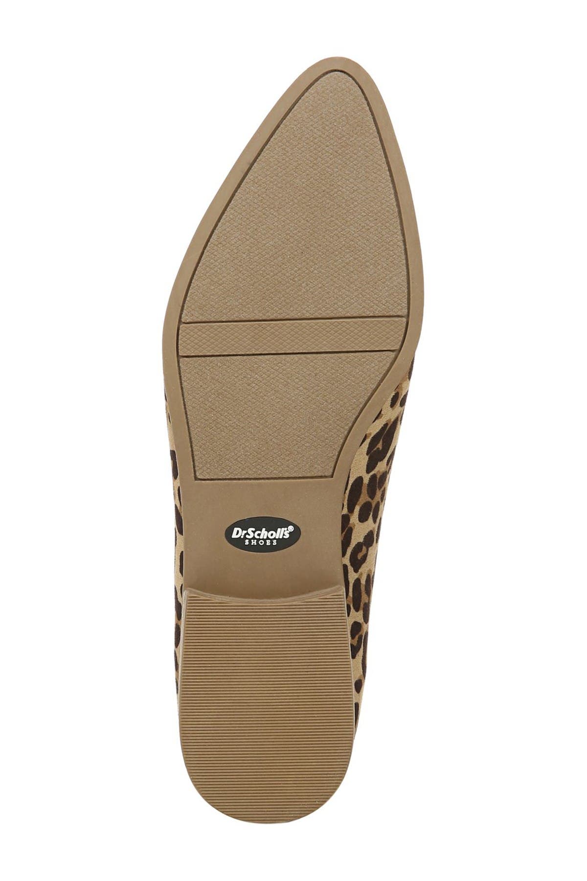 dr scholl's leopard slip on
