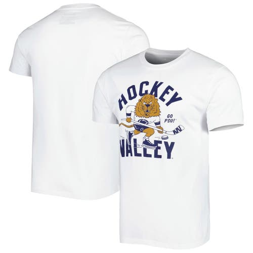 Men's Homefield White Penn State Nittany Lions Hockey Valley Vintage T-Shirt