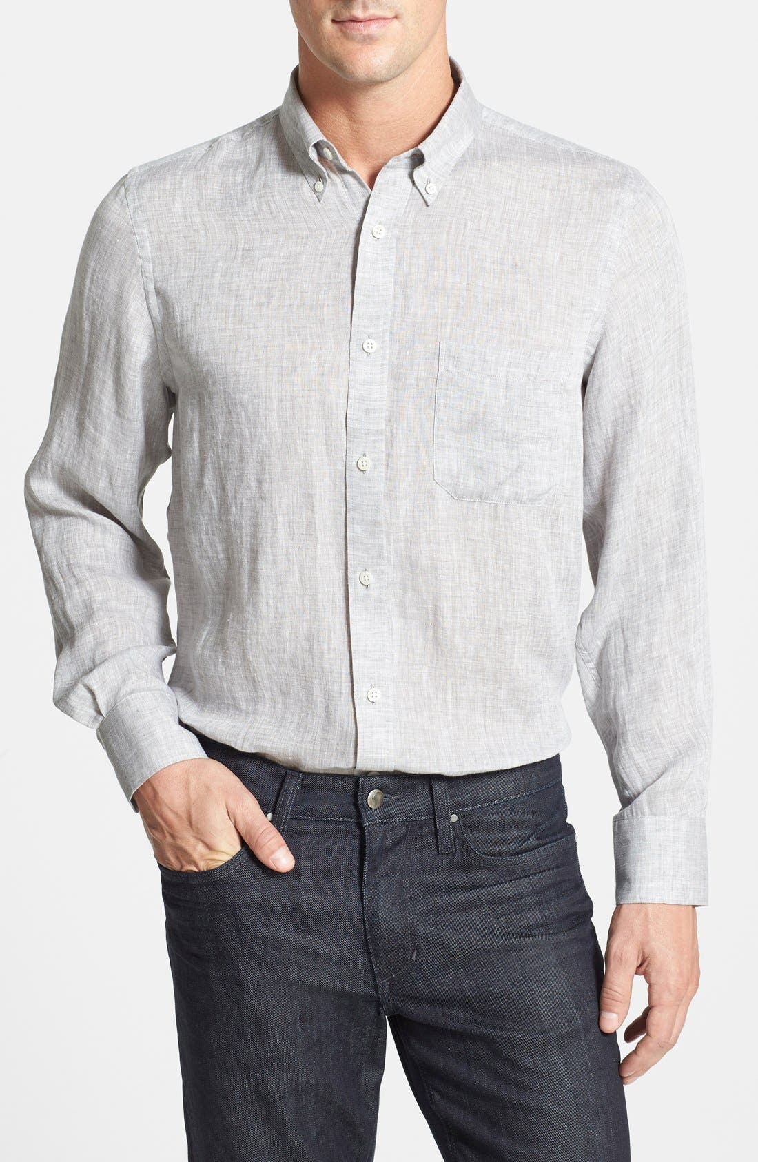 Nordstrom Regular Fit Linen Shirt Nordstrom