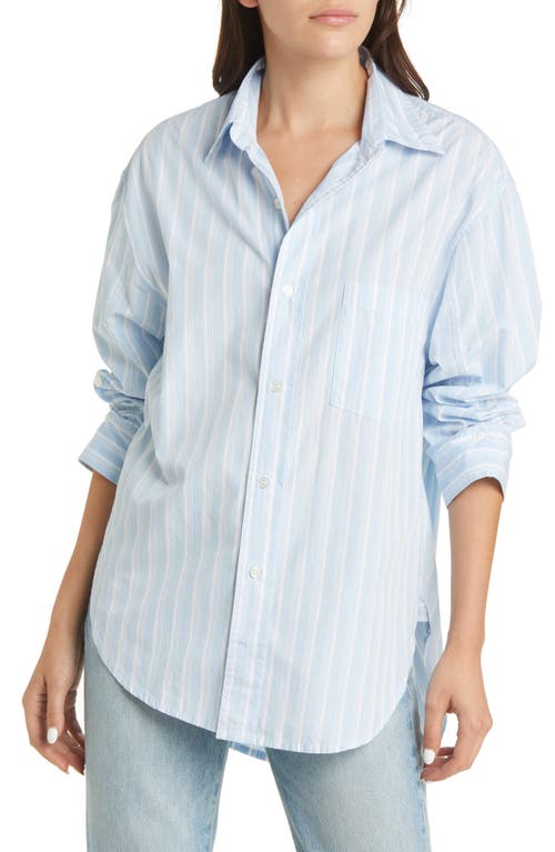 Citizens of Humanity Kayla Stripe Button-Up Shirt in Mrino Stripe