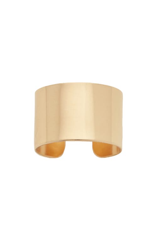 Luster Cigar Band Ring in Gold