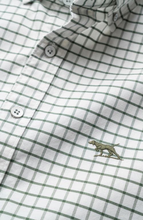 Rodd & Gunn Gunn Check Oxford Button-down Shirt In Fern