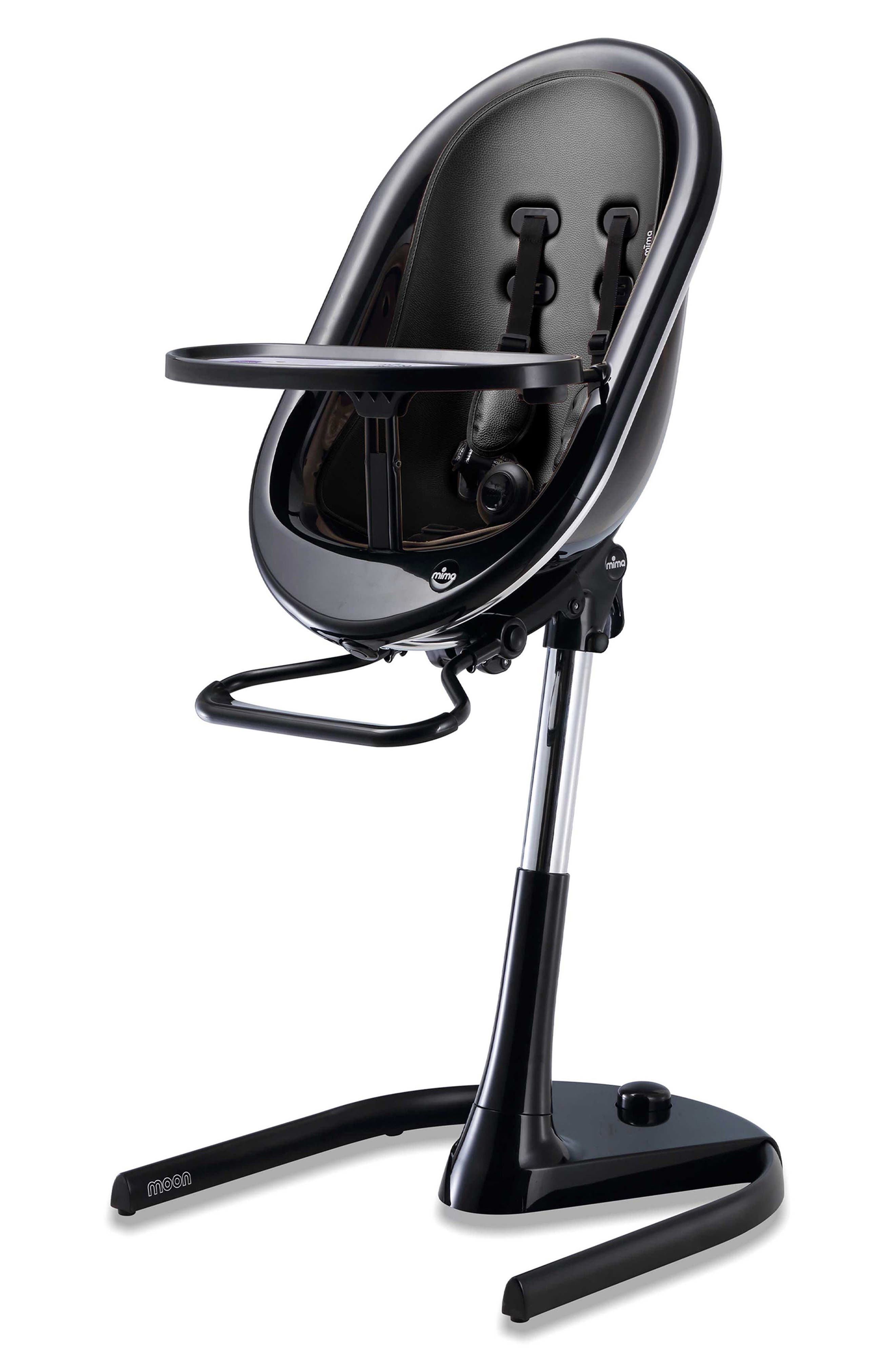 mima Moon 2G 3-in-1 Highchair in Black /Black 