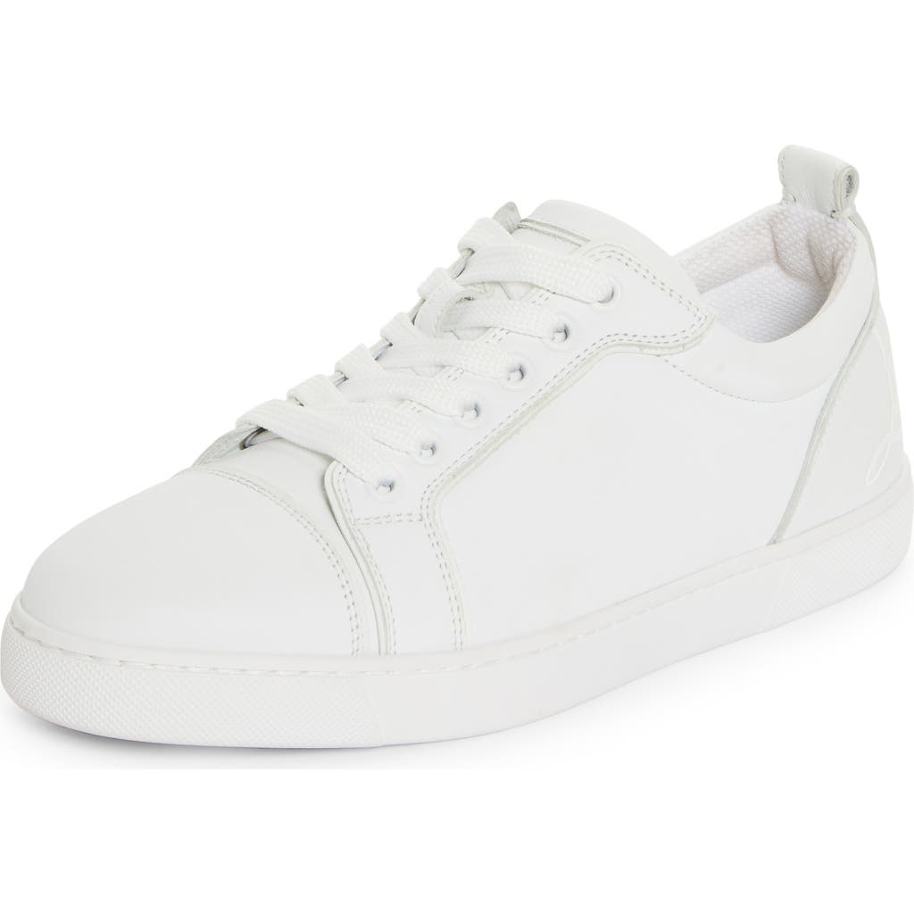 Christian Louboutin Fun Louise Junior Low Top Sneaker In White