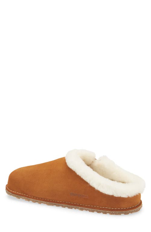 Birkenstock Zermatt Genuine Shearling Lined Slipper In Beige