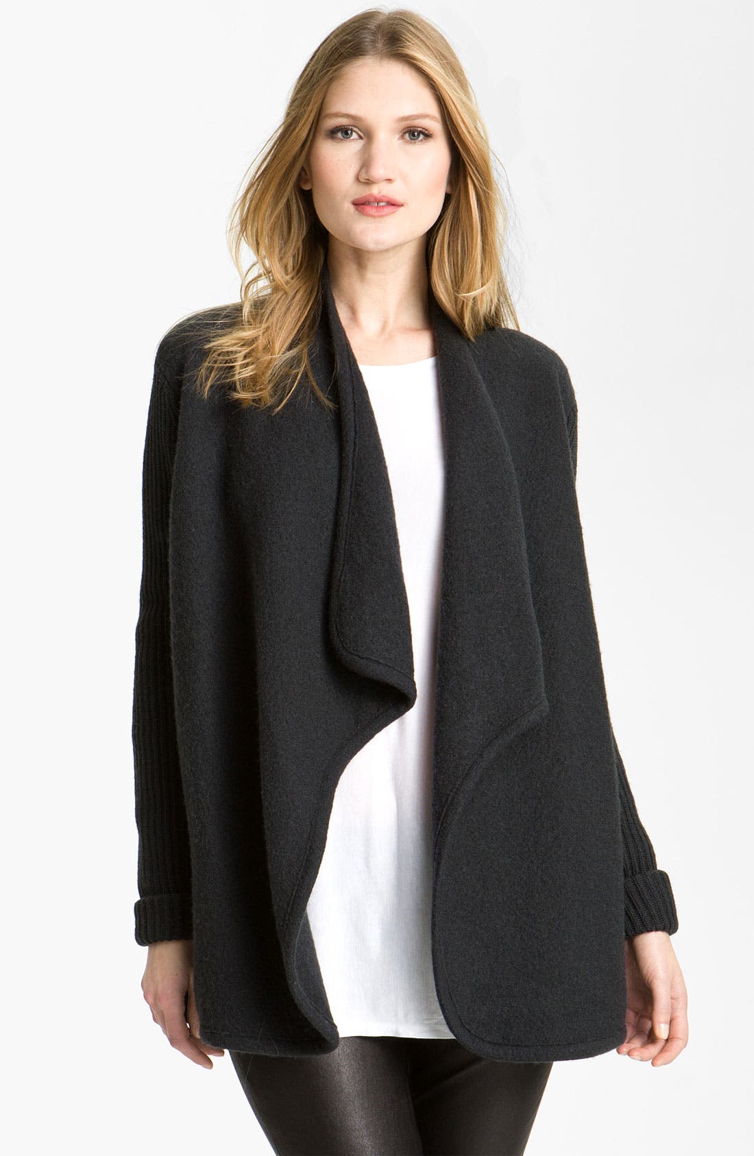Vince Draped Boiled Wool Jacket Nordstrom