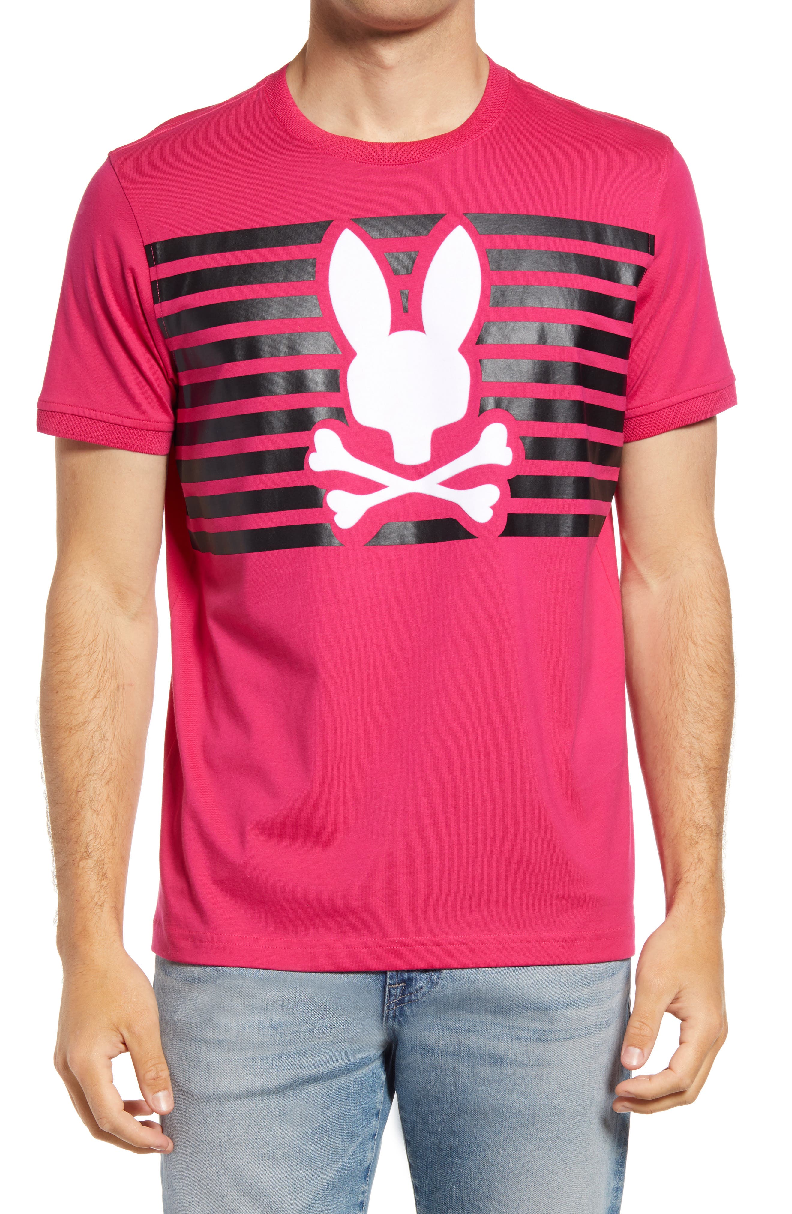 psycho bunny pink shirt