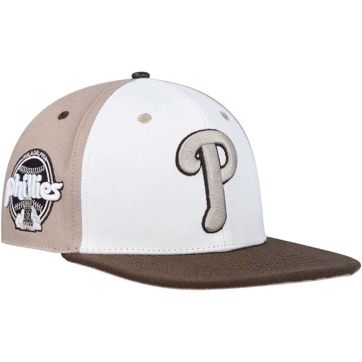 PRO STANDARD Men's Pro Standard White/Brown Philadelphia Phillies
