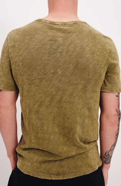 Shop Atm Anthony Thomas Melillo Chroma Wash Cotton Slub Jersey T-shirt In Juniper