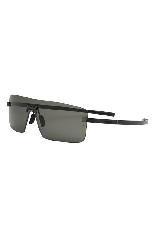 Tag Heuer Flex 136mm Mask Sunglasses In Black/smoke