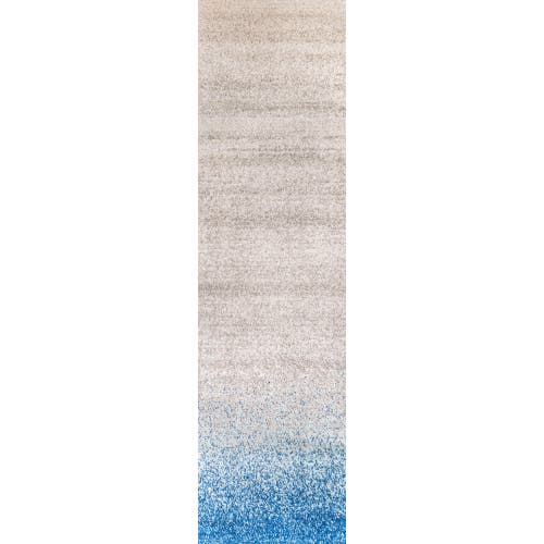 Jonathan Y Shore Modern Gradient Area Rug In Blue/cream