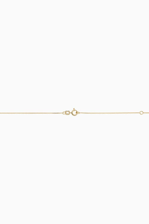 Oradina 14k Gold My Letter Initial Pendant Necklace In Letter Z