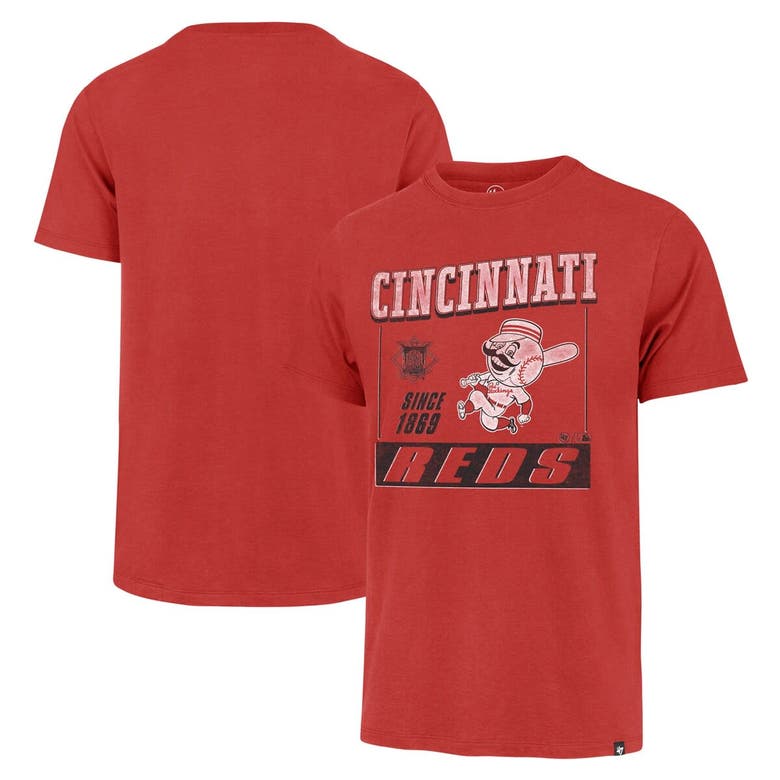 47 ' Red Cincinnati Reds Outlast Franklin T-shirt