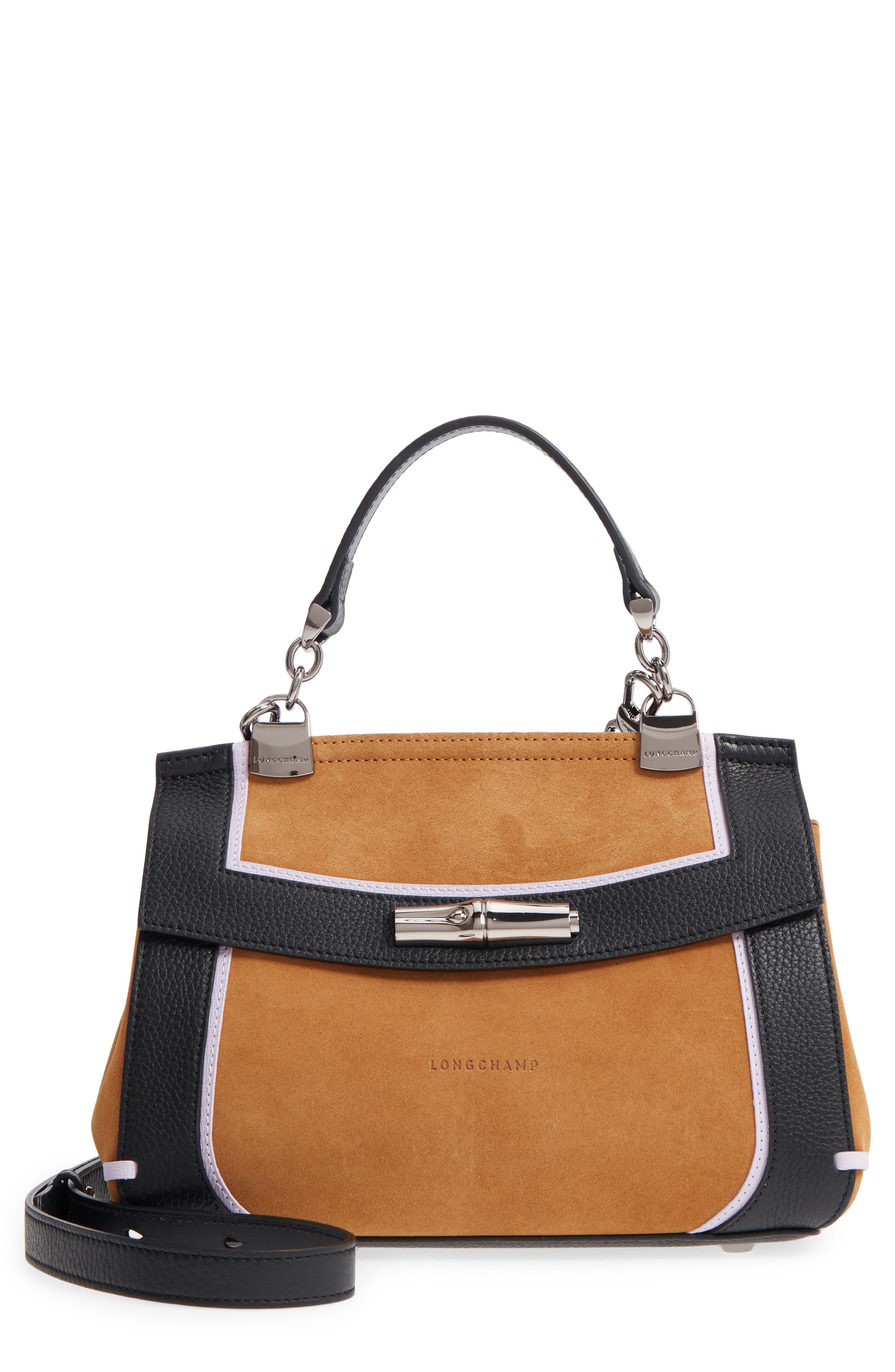 Longchamp Madeleine Colorblock Leather 