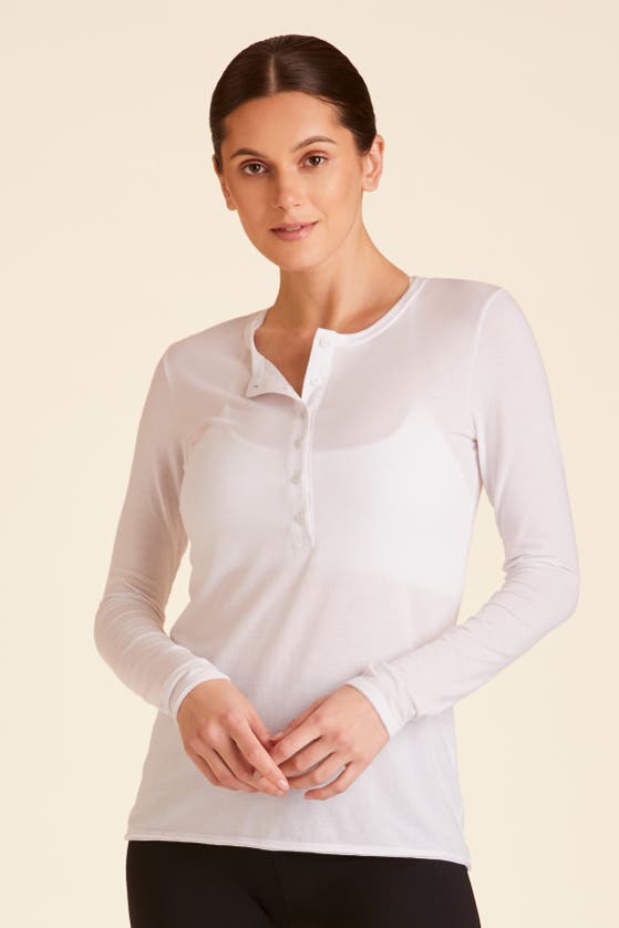 Shop Alala Breakers Henley In White