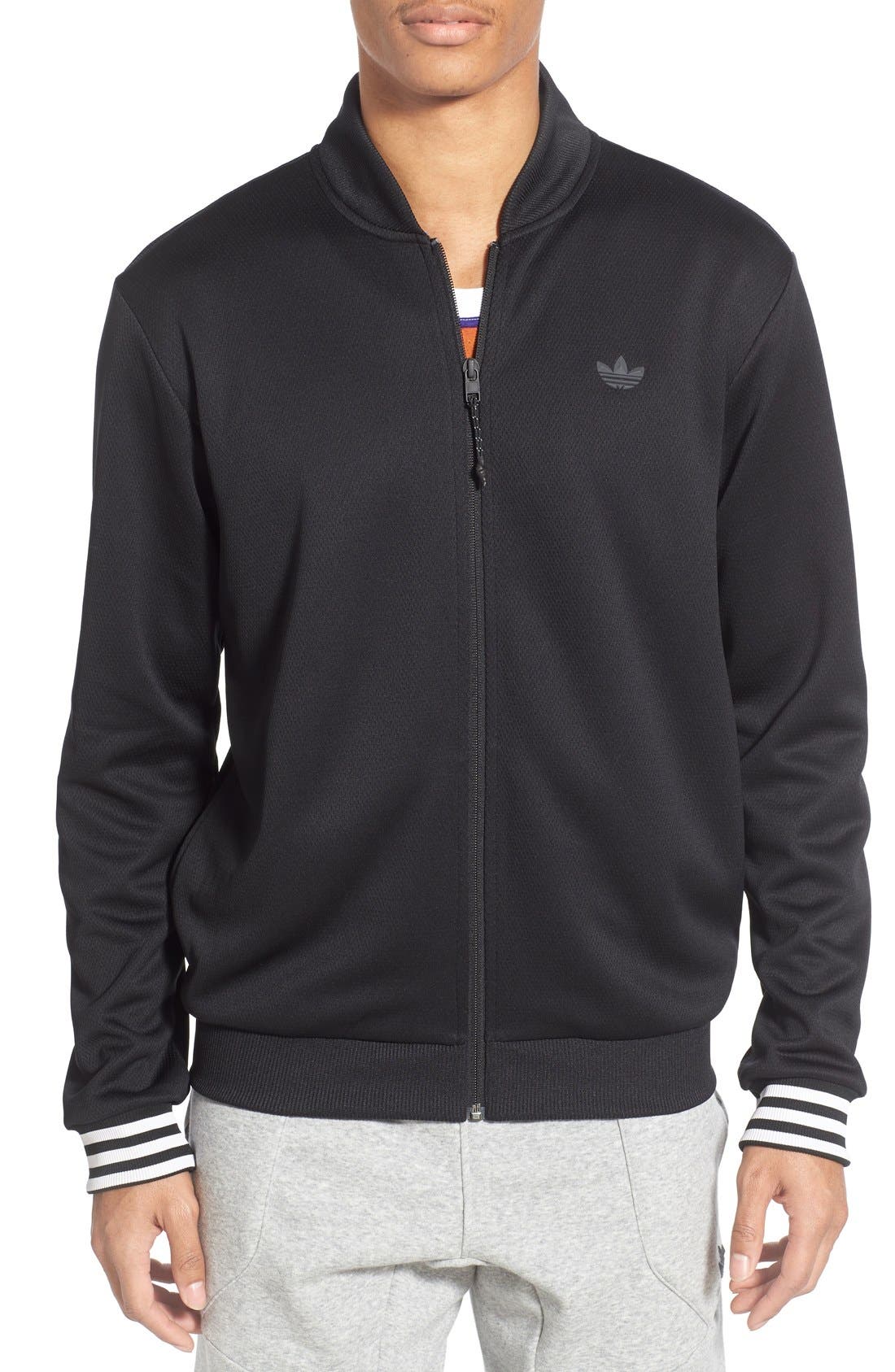 Adidas Originals 'Sport Luxe' Trim Fit Mesh Track Jacket | Nordstrom