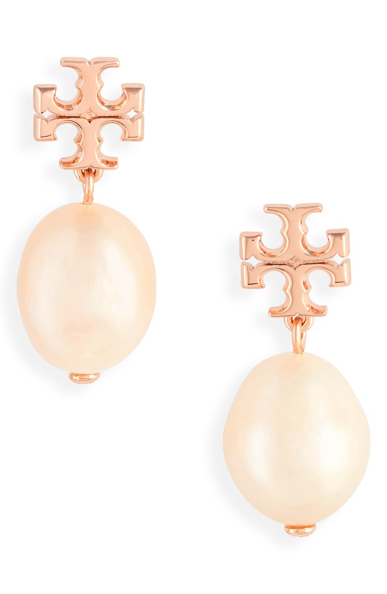 Tory Burch Kira Genuine Pearl Drop Earrings | Nordstrom