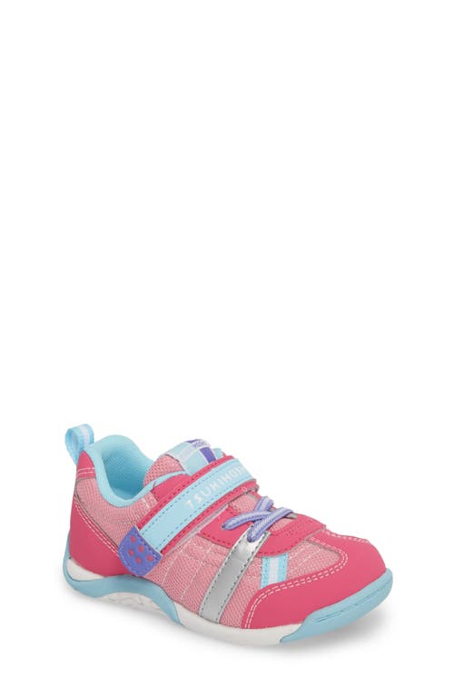 Tsukihoshi Kaz Washable Sneaker In Fuchsia/light Blue