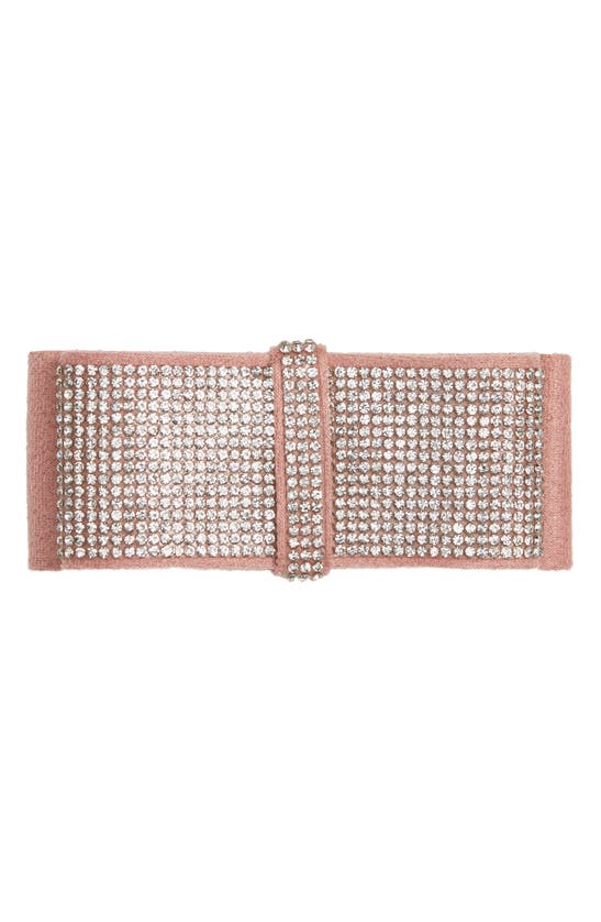 Maniere Kids' Swarovski Crystal Hair Clip In Pink