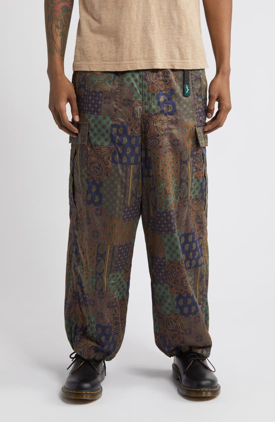 Shop Afield Out Paisley Utility Pants In Green